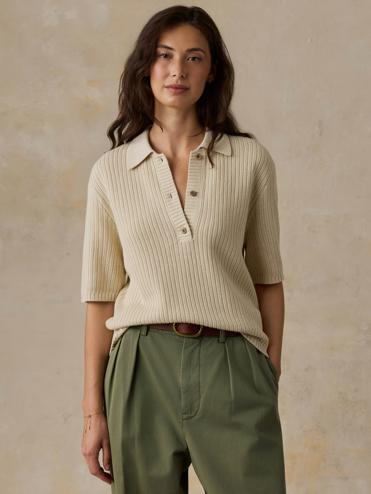W'S MIRAMAR LINEN SS POLO