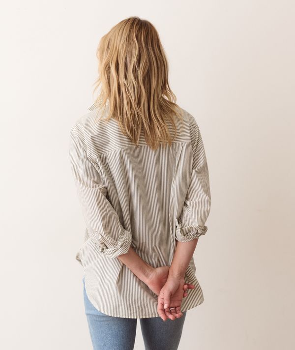 JANE RELAXED SHIRT IN CALI POPLIN