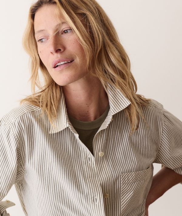 JANE RELAXED SHIRT IN CALI POPLIN